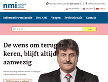 Tablet Screenshot of nmigratie.nl